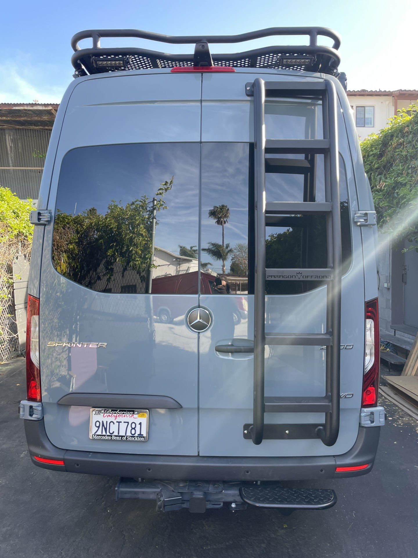 Mercedes Sprinter Van HR Rear Door Ladder