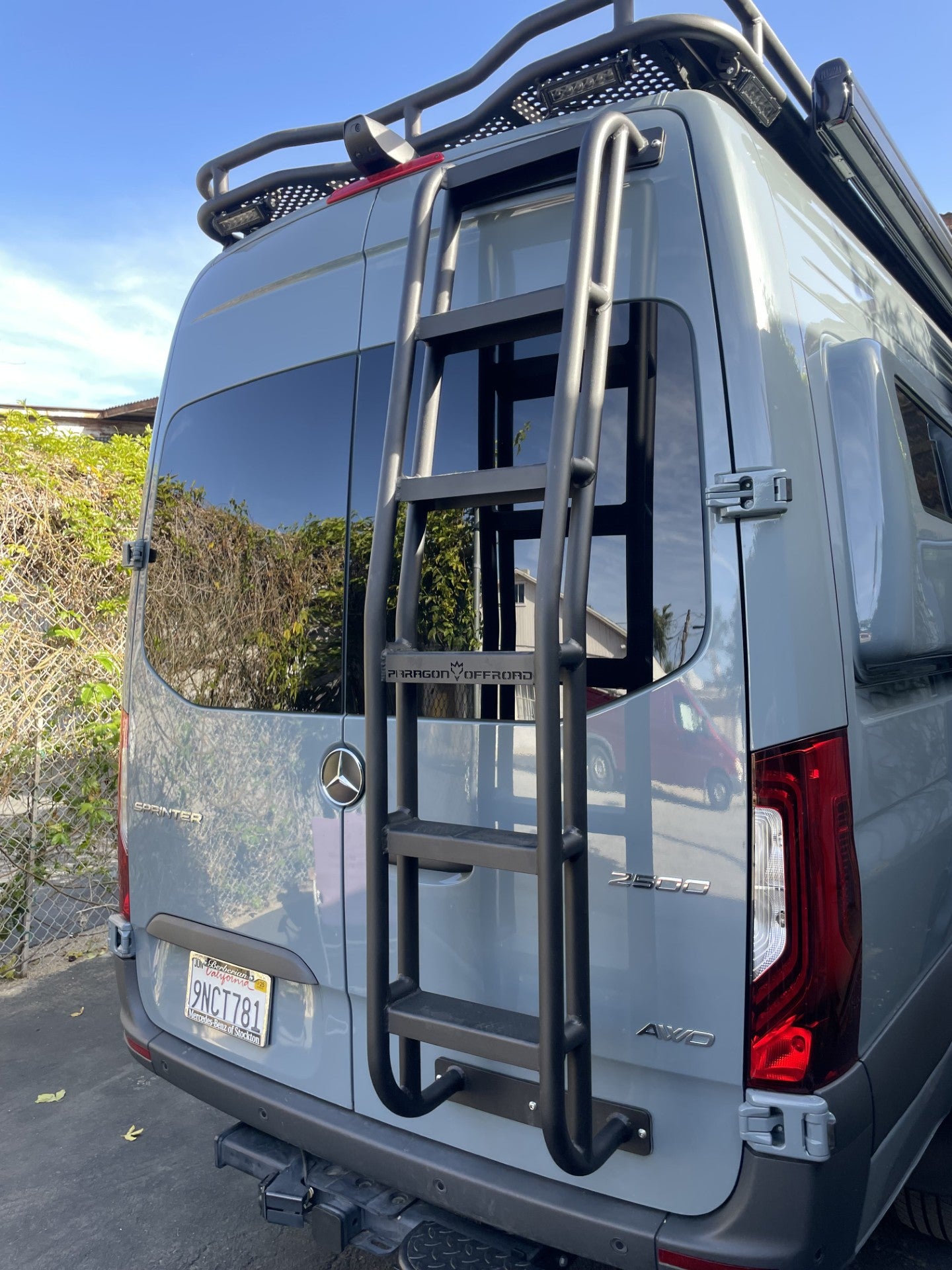 Mercedes Sprinter Van HR Rear Door Ladder