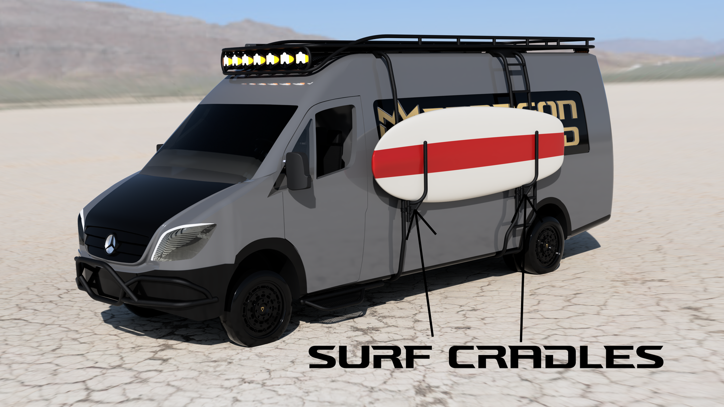 Mercedes Sprinter Van Surf Cradles