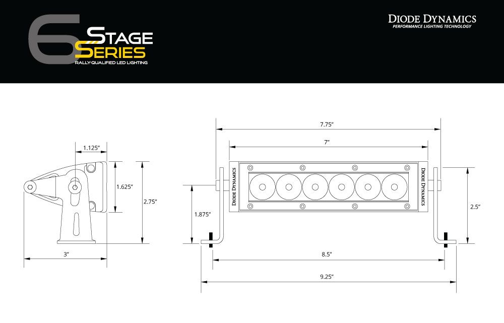 Diode Dynamics SS6 6" 'Load Light' (Pair)